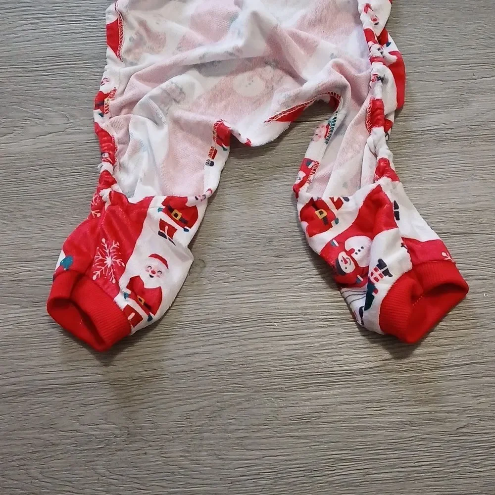 CuteBone Dog Christmas santa snowman Pajamas Onesies Soft Pjs Coat Sz XL NWOT